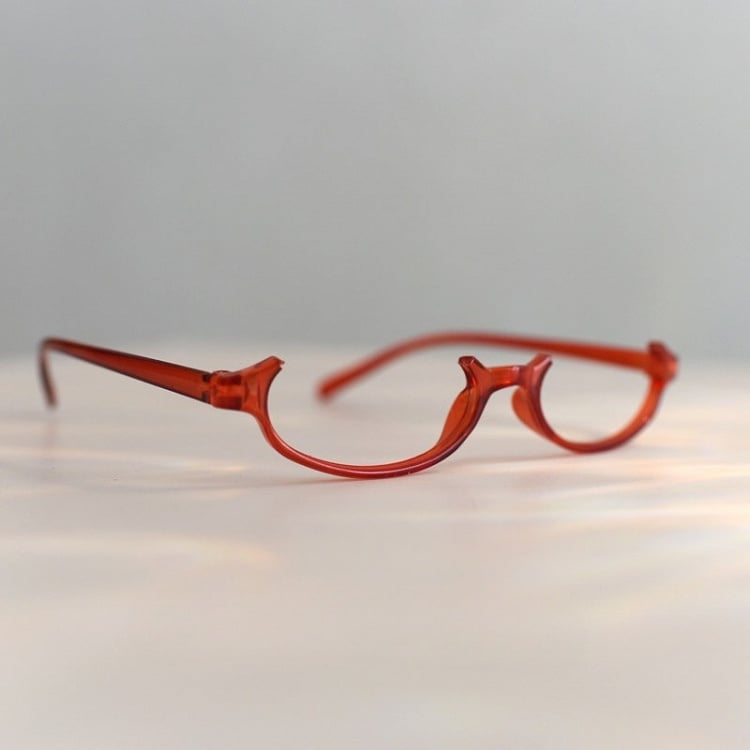 Cyberpunk Wine Eyeglasses Frame Red