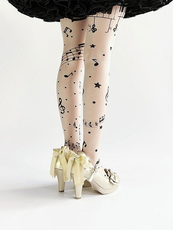 - PU-Schleife oben hoch bei Hime Golden Heels Lolita