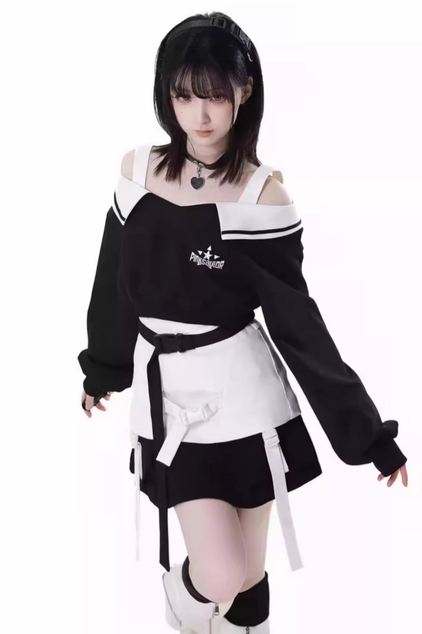 + キャミソール レッグスカート モードウォーマー サイバートップ