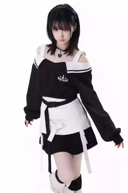 + キャミソール レッグスカート モードウォーマー サイバートップ