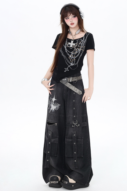 アジアンスイートパンツ ルーズクール