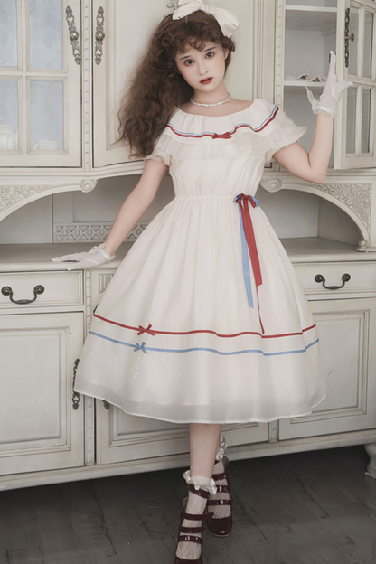 Lolita Dress Flared Volume Little