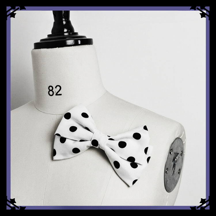 Bunny Muster Optionen Brosche Bowknot Theater Ohren/Polka Dot/Chess