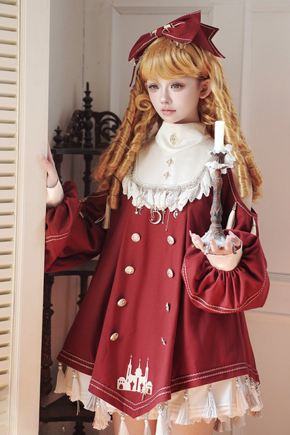 + ロリータビッグドレスドールクラシカルパンツインナーリボン