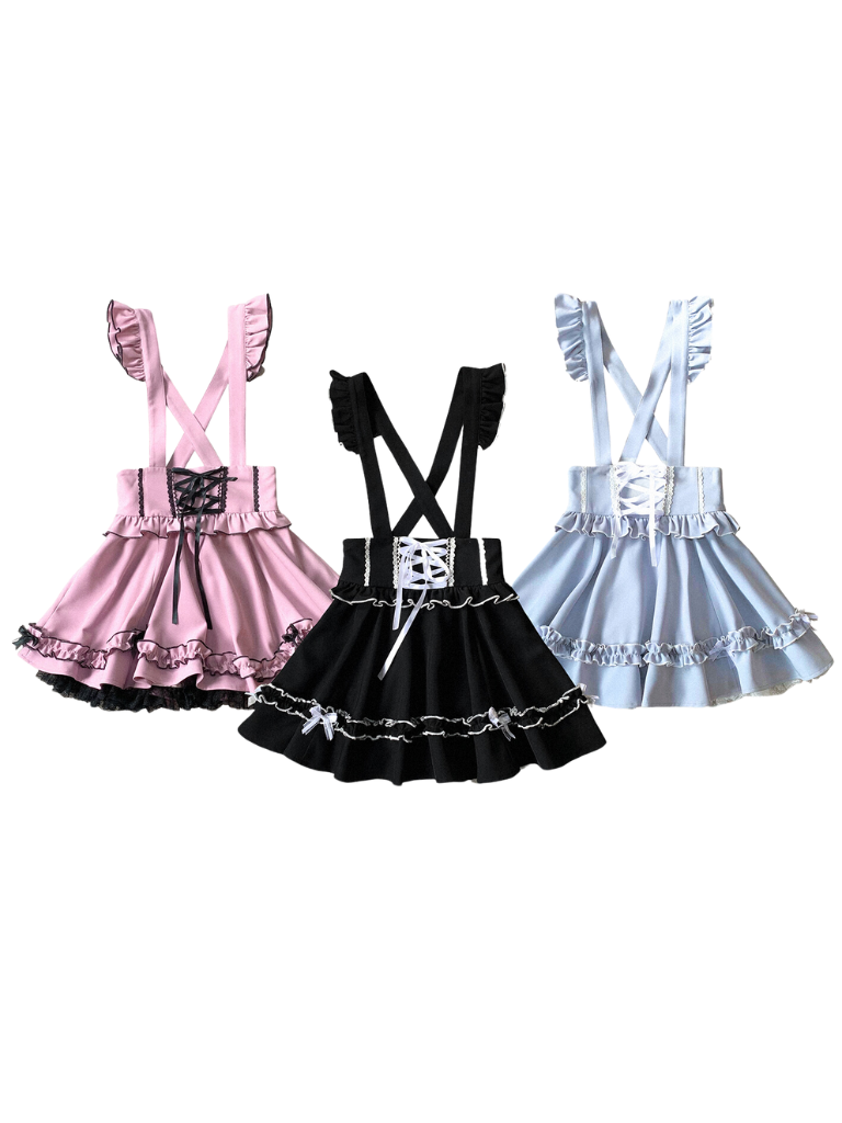 Flir Whauller Design Waist Lace Apribon Puffskart