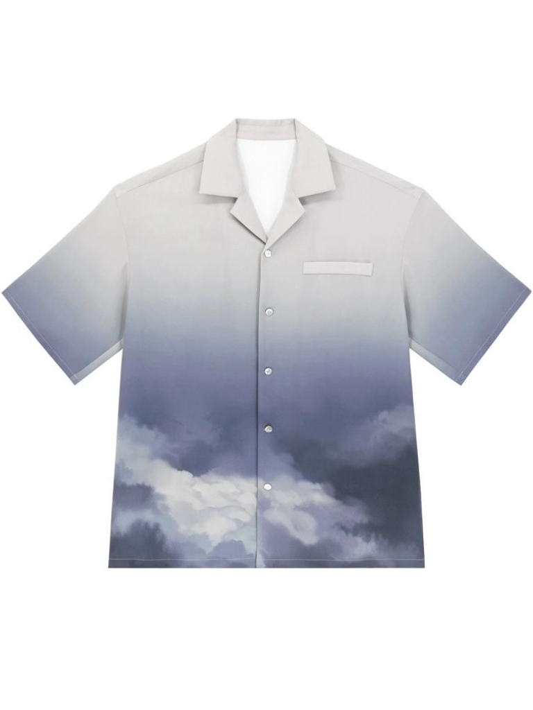 Shirt China + Summer Loose Sheer Dress Dark