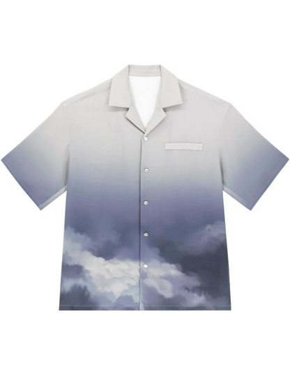 Shirt China + Summer Loose Sheer Dress Dark