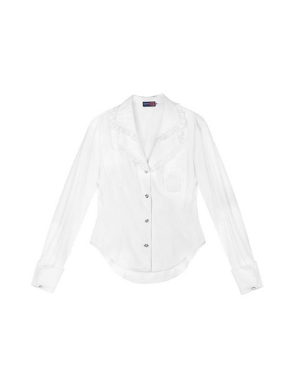 レトロシャツベスト + スリムスカート カレッジプリーツ