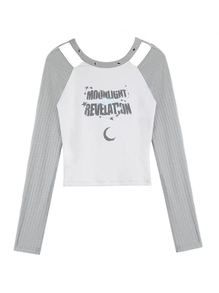 American Tops Slit Print