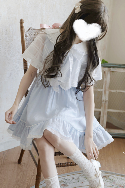 Zwei Vintage Klares Süßes Stück Kleid