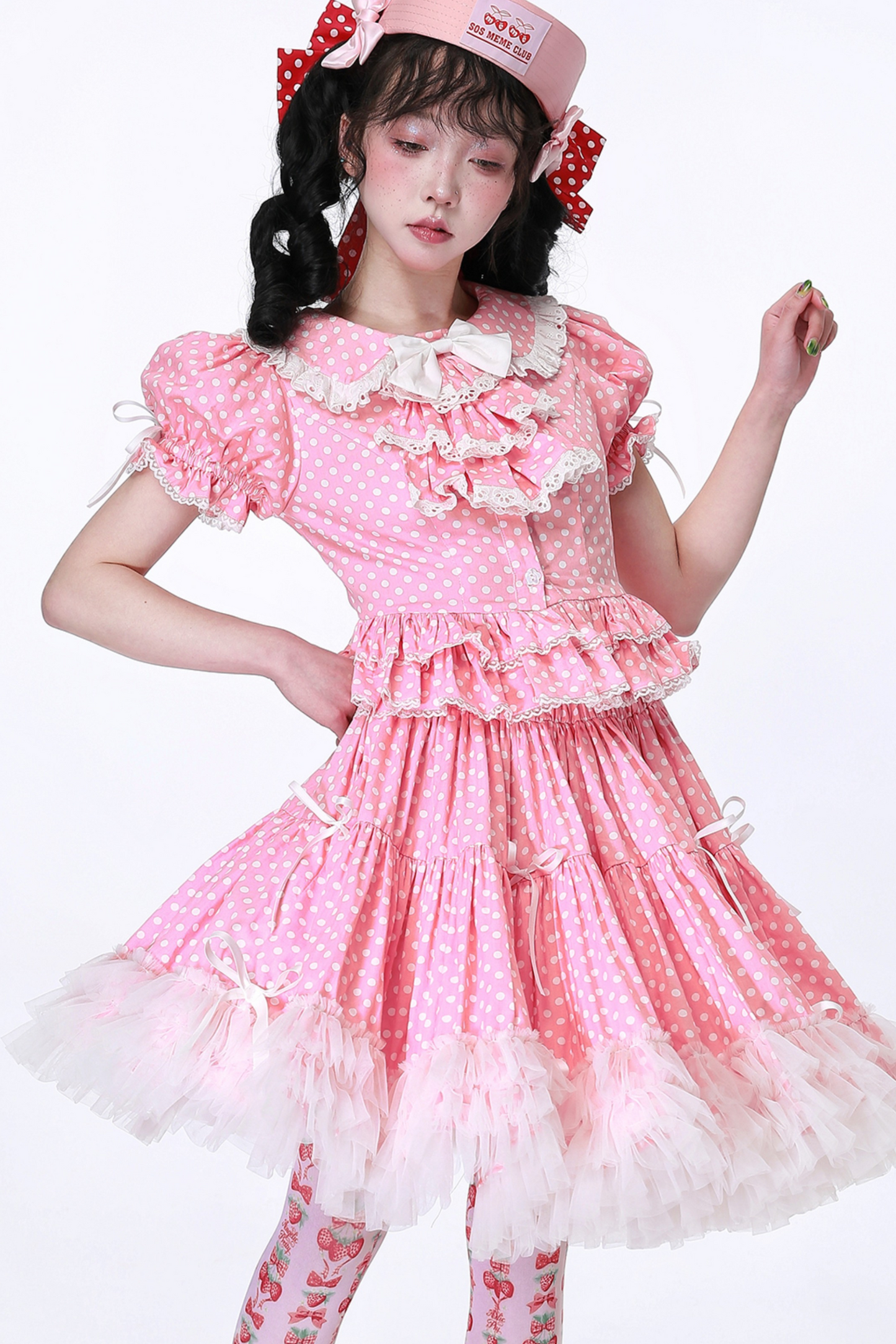 スカート フレア レトロ ポップ ミディアム