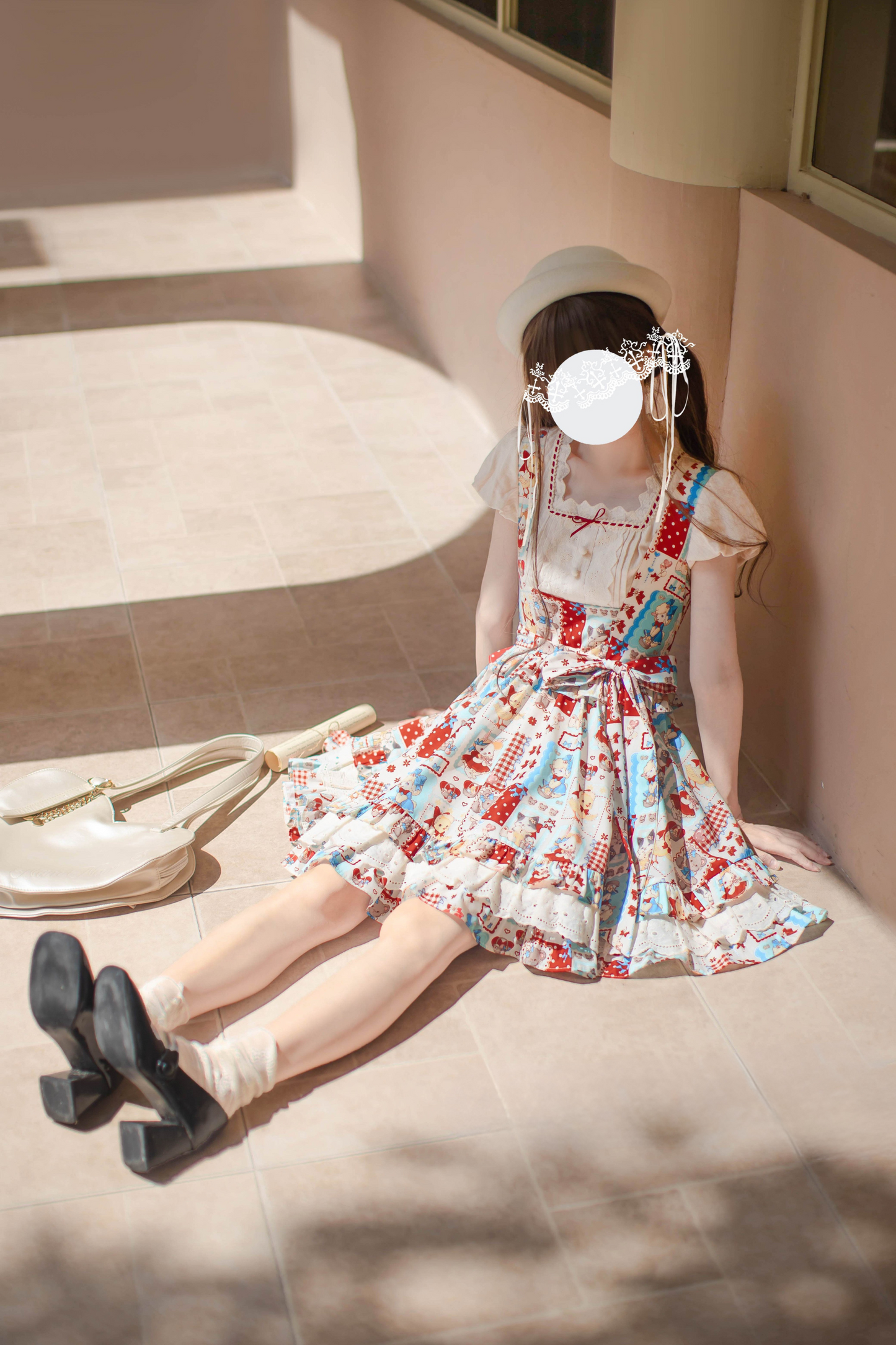 シャツポップベストレトロ+スカート