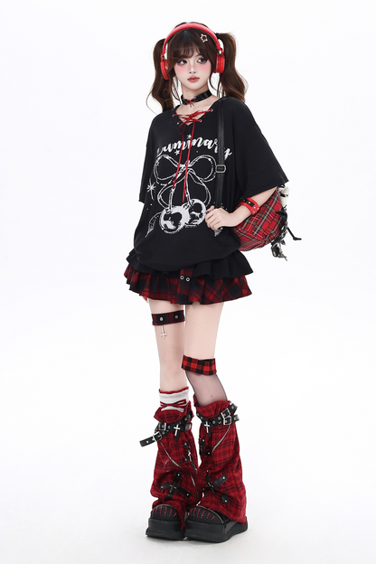 カバーアップ アイランド Tシャツ チェリー Vネック スウィート トロピカル