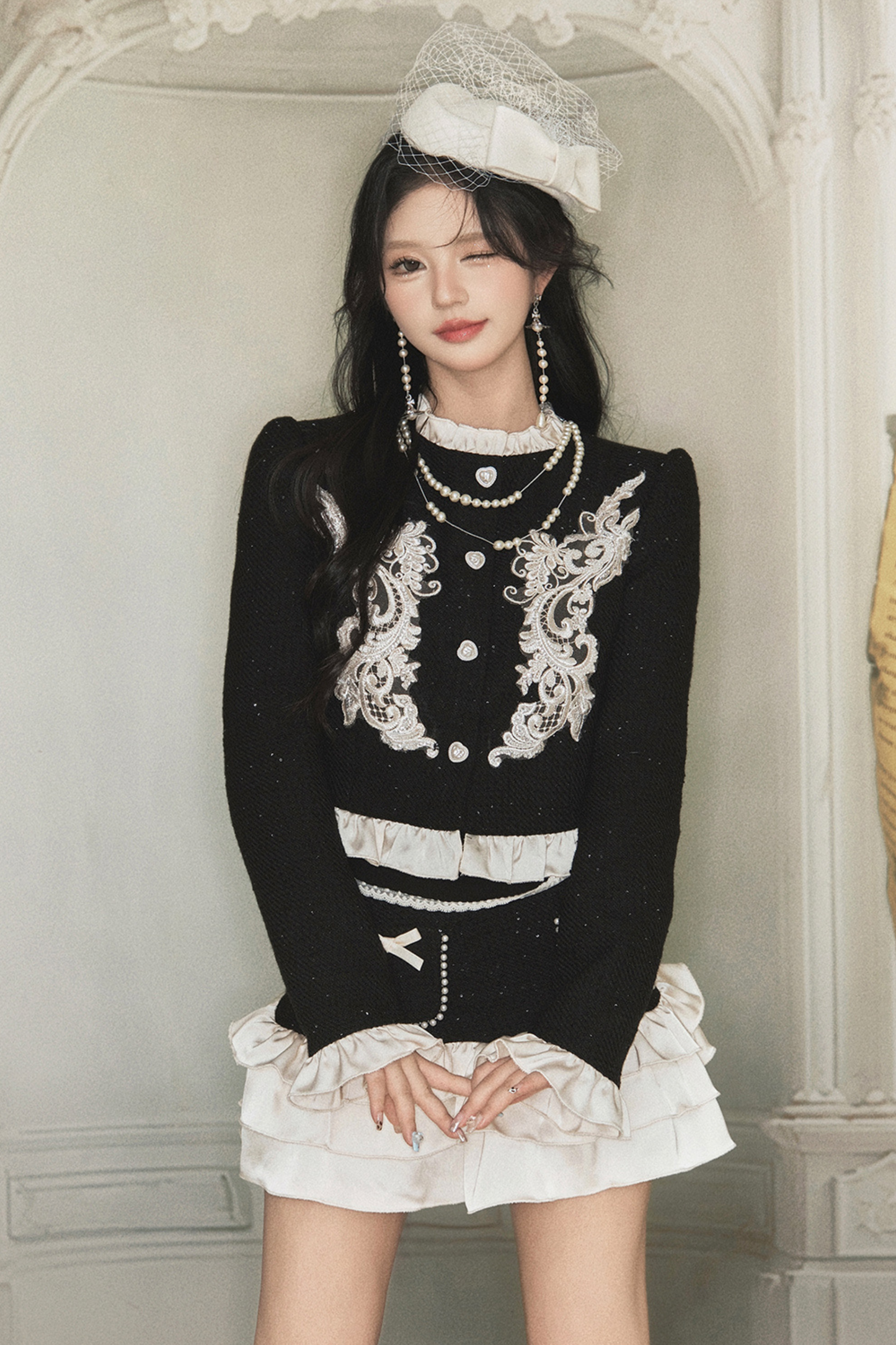 ジャケット彫刻レトロバロック