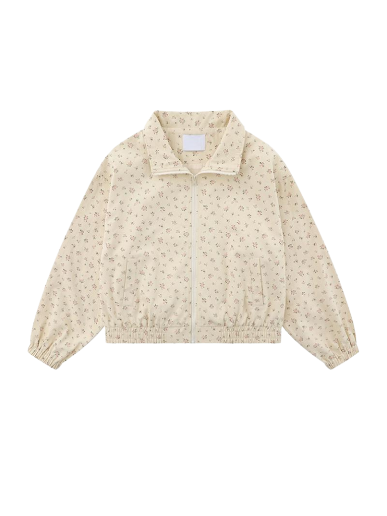 Zip Plissee Spitzenjacke Klein Kurz/Lang + Rollalrock