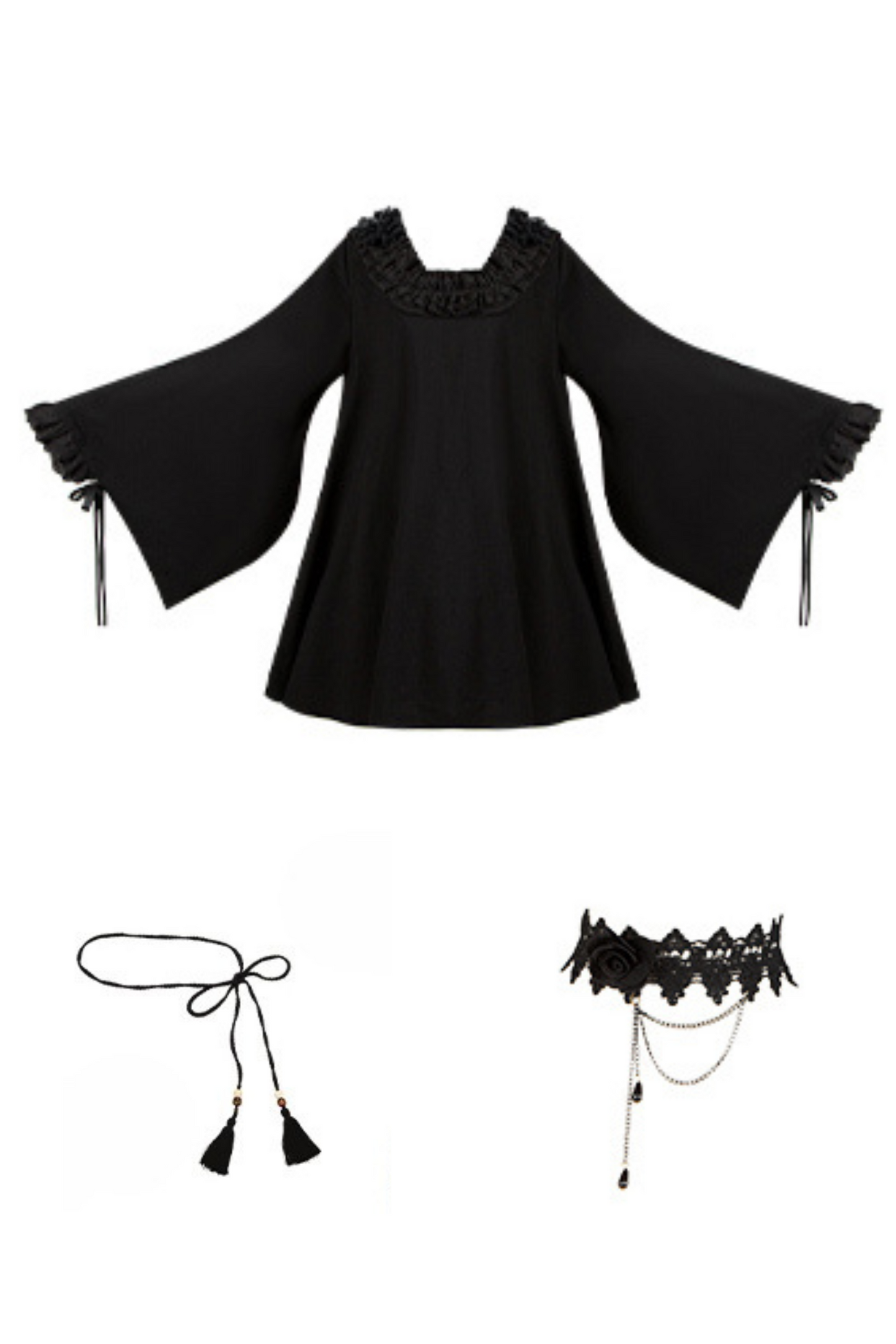 Apron Dress + Lolita Doll Gothic