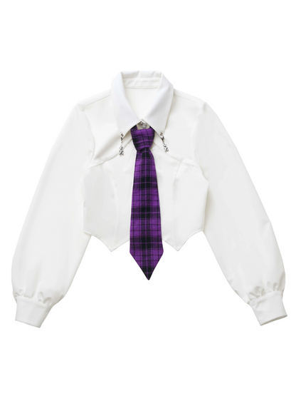 Jacke Foodie College Kariertes Hemd + Anzug-Stil