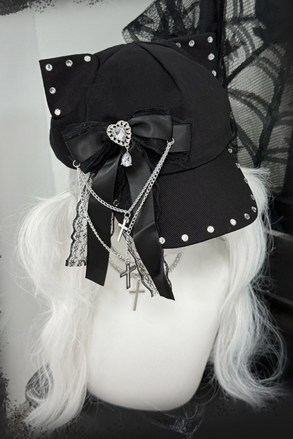 Katzenohrstecker-Kappe