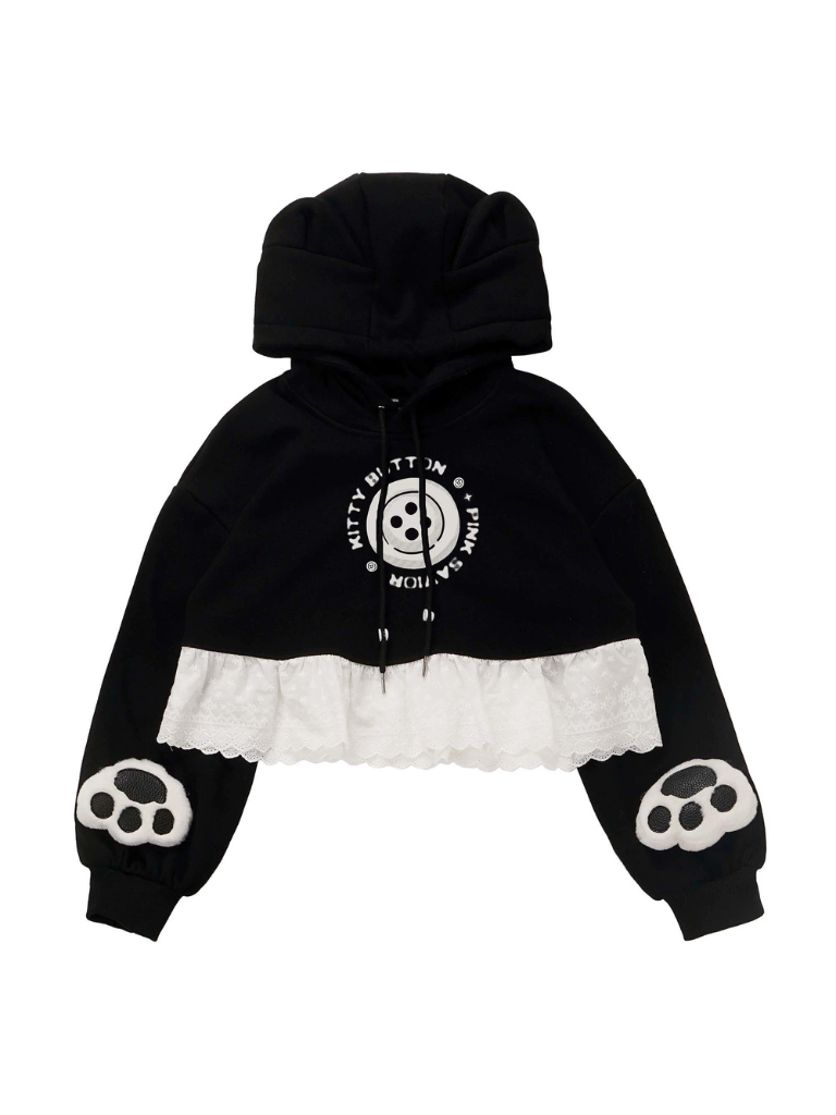 Plash Schwarzer Anzug mit langem Rock und Schweißband