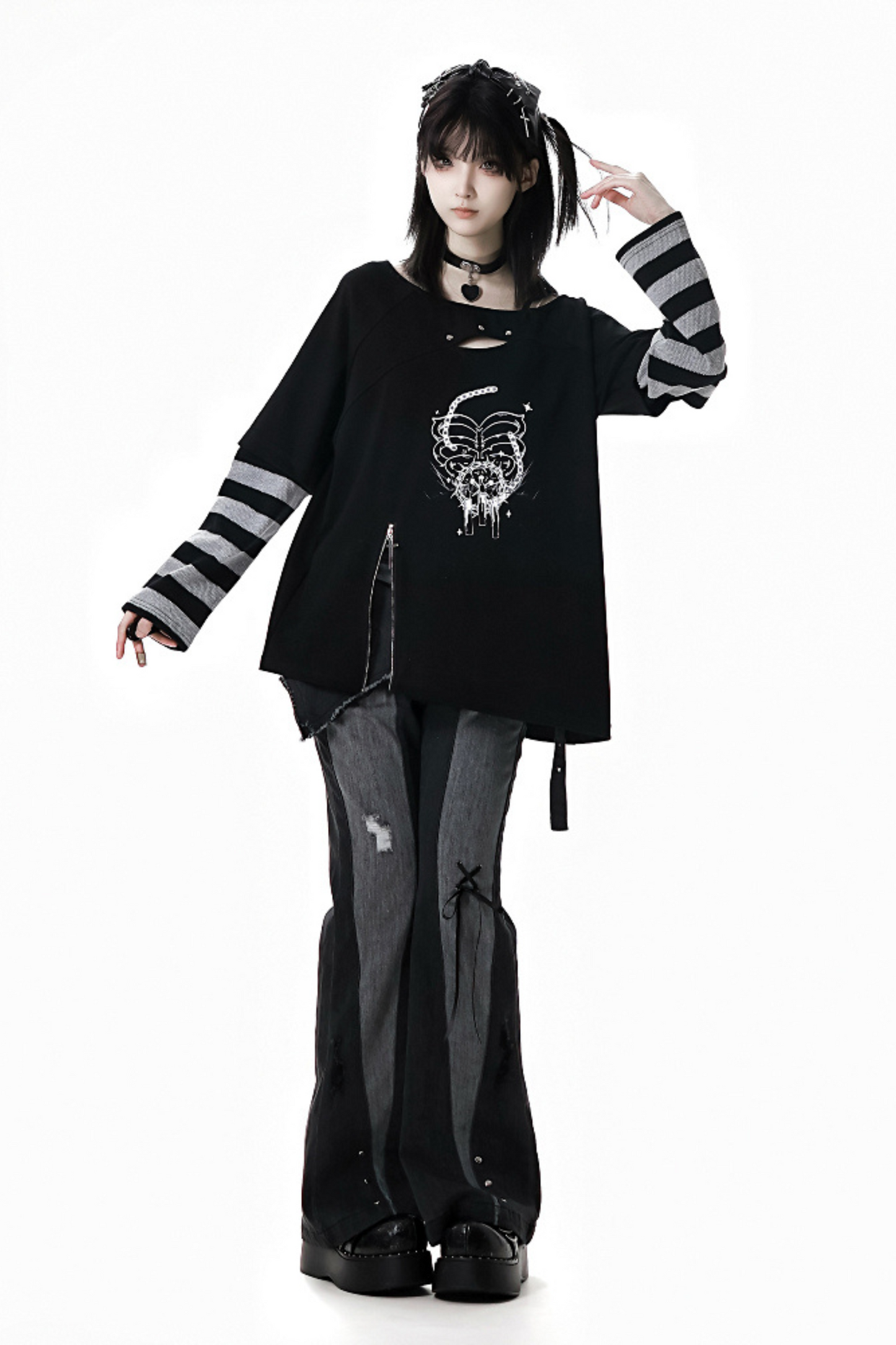 デザインパンツ デニムモード