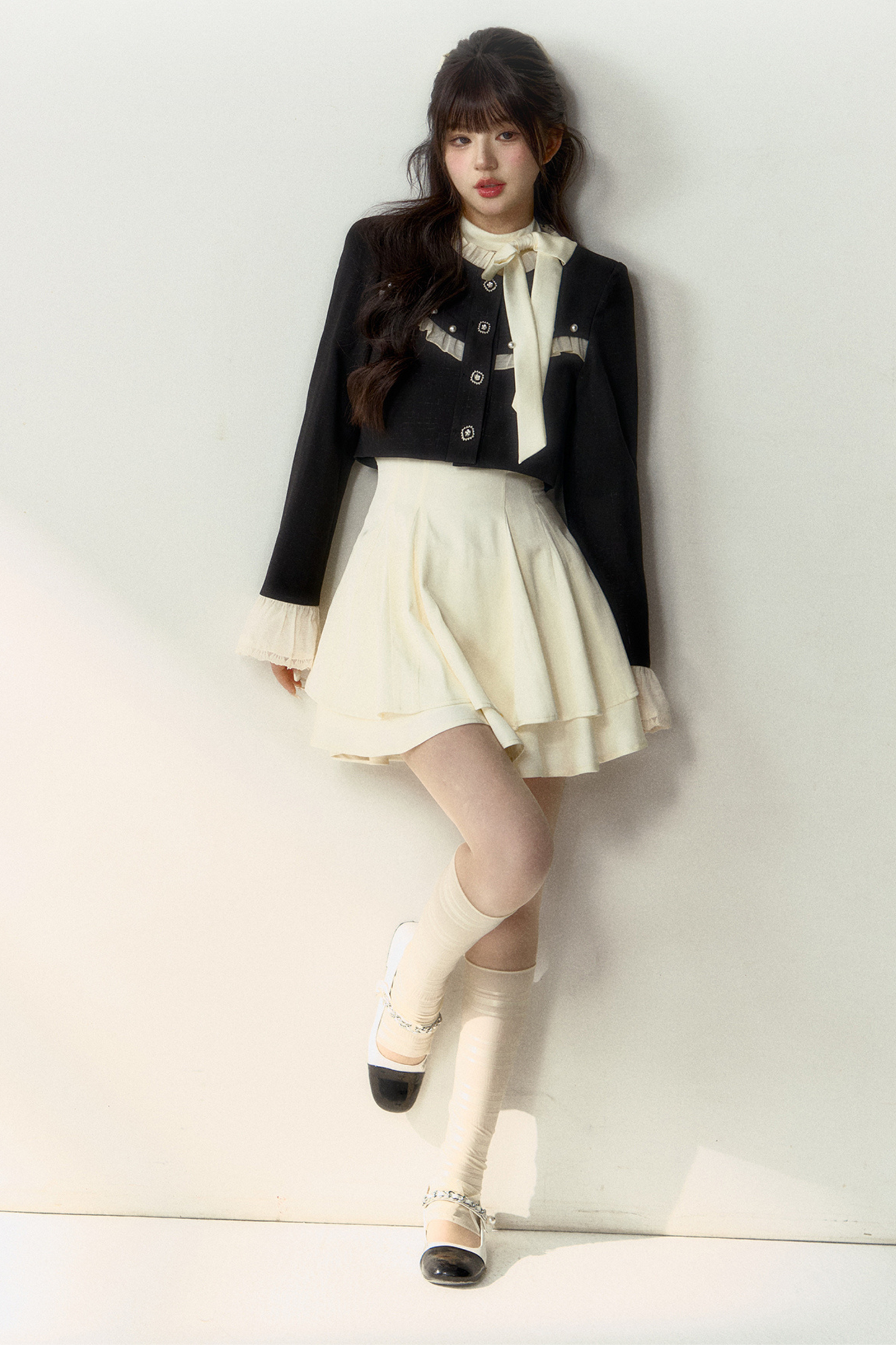 ショート丈フレンチシックジャケット