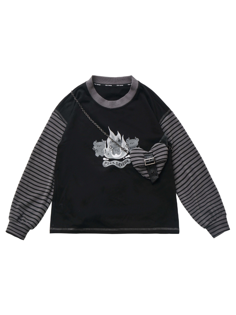 Contrast Bag Color Lost Border Crossbody Paradise