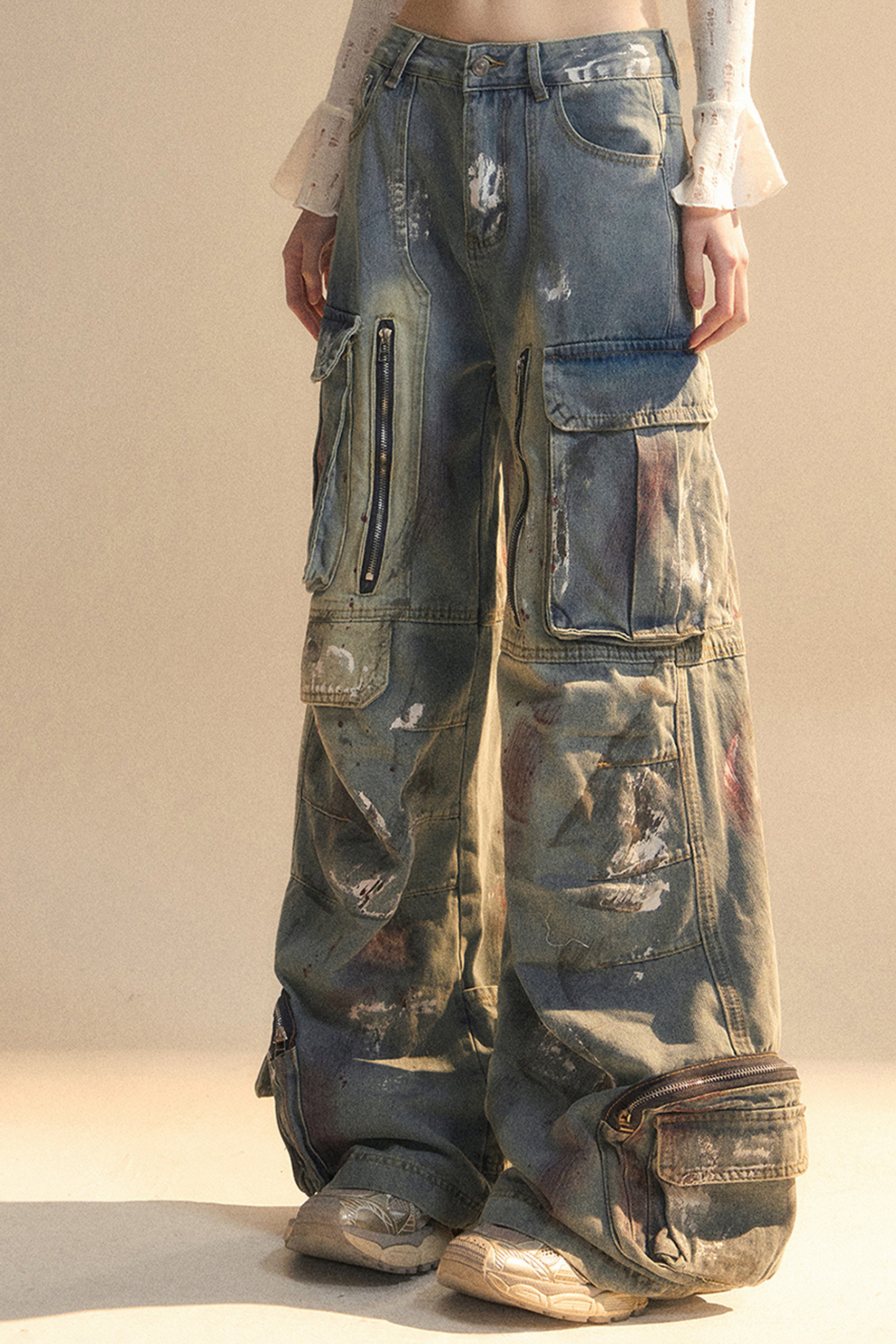 Pants Breeze Leg Jeans Wide