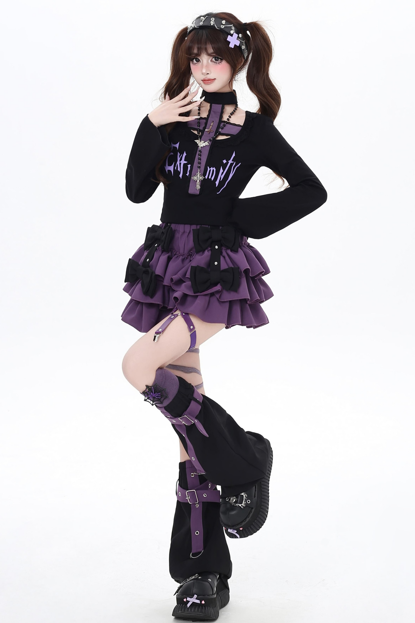 Asian Top Gothic Neck Halter