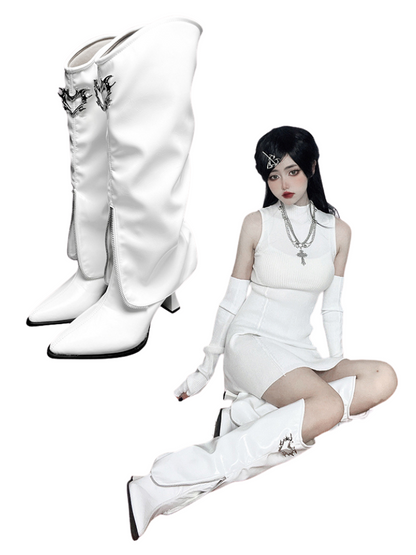 Retro Toe Stiletto Pointed Boots