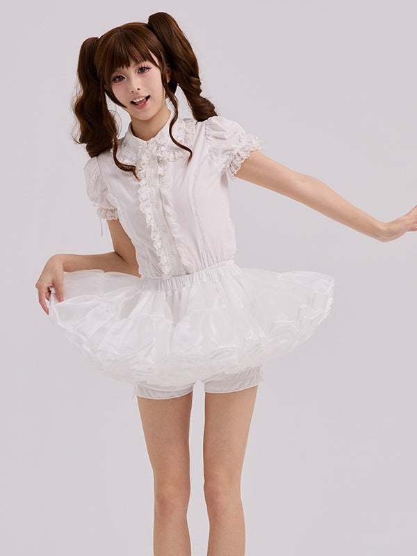 Petticoat 25CM Puffy White Lolita