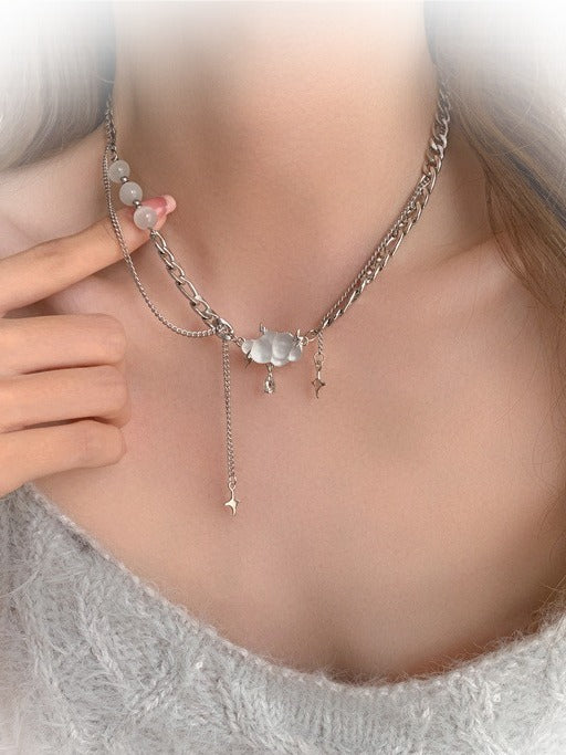 Silver Cloud Pendant Necklace - Kiwi Store