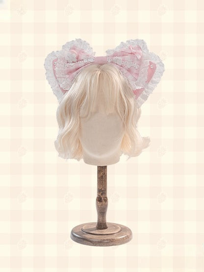 Bow Gingham Strawberry with KC Accents Lolita and Black/Red/Pink