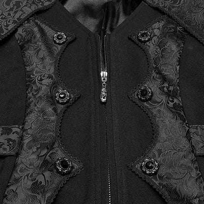 Luxury Gentleman's Goth Tuxedo Black