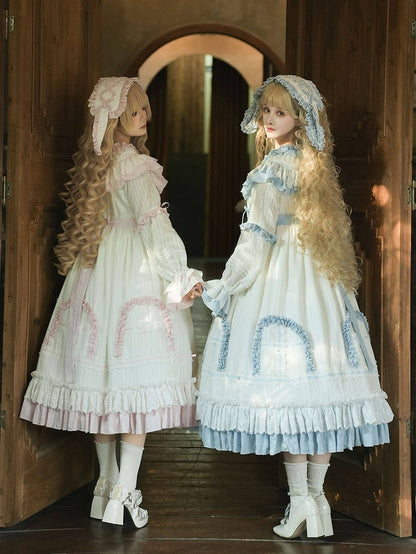 Pink Blue / Ears Drooping Hairband Sweet Bunny Lolita