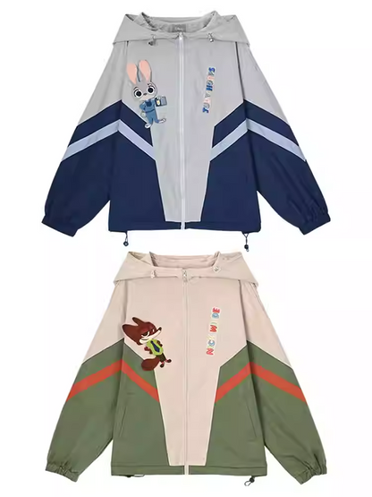 Zootopia Nick/Judy Ears Hooded Jacket