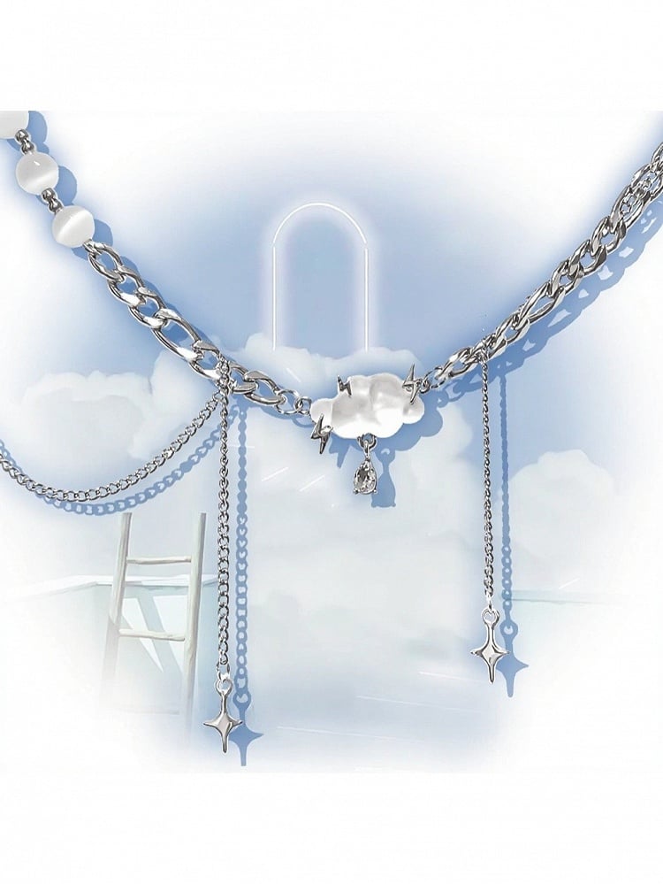Silver Cloud Pendant Necklace - Kiwi Store