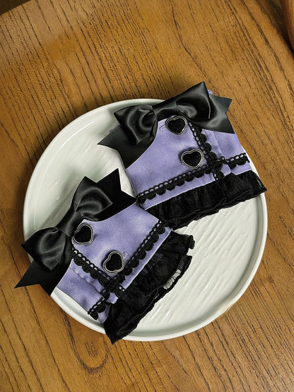 Manschetten Handgelenk Rosa / Lila Lolita