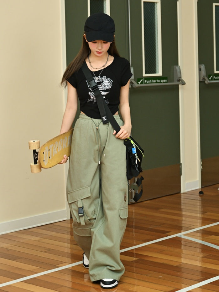 Zootopia Grüne Nick Cargohose mit hoher Taille