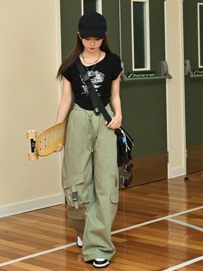 Zootopia Grüne Nick Cargohose mit hoher Taille