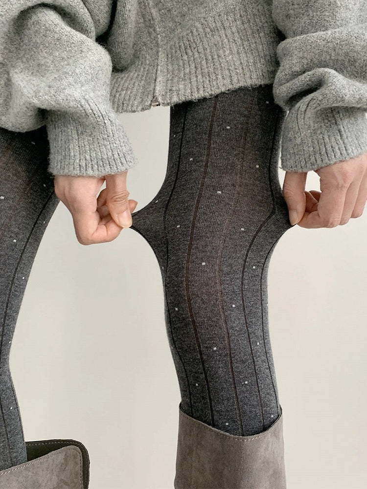 Tights Ribbed Colors) Sparkle Knit (5