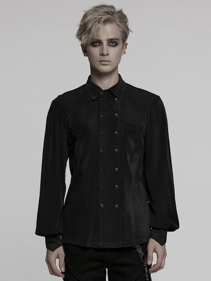 Black Men's Goth Shirt