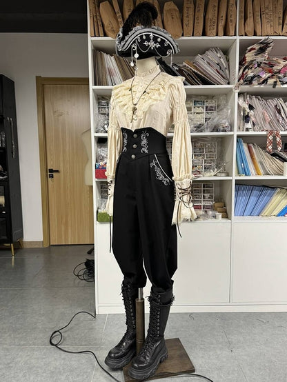 Ärmel Bluse Rüschen Beige Keule Ausschnitt