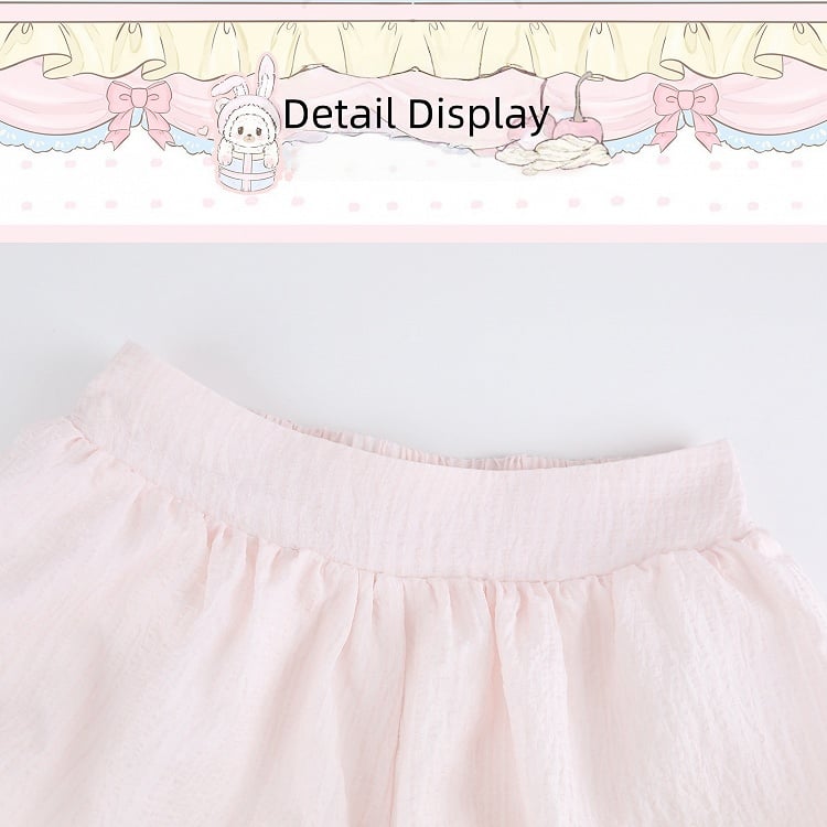 Shorts bulle rose - Sérendipité