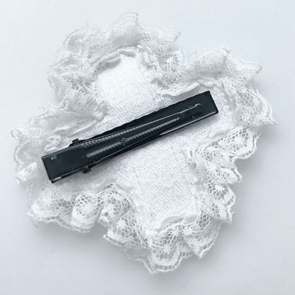 Black/White Cross Punk Hairclip