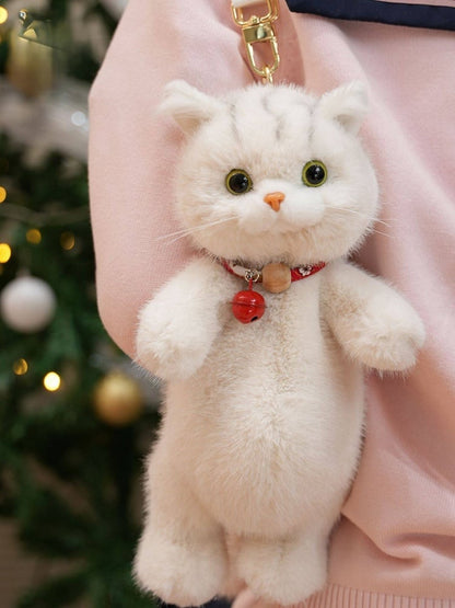 Cat Bag Plush Backpack/Crossbody Options 2 Realistic