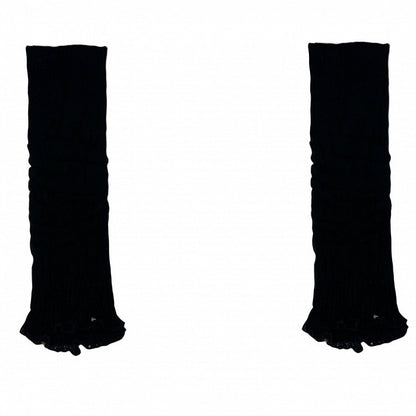 ニットブルー/イエロー/ブラック/ホワイトレッグウォーマー