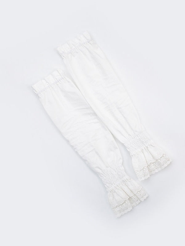 White Detachable Sleeves for Custom Looks - Sheep Puff Atelier
