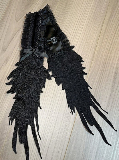 Gothic Lace Wing Hairband - Magic Diary