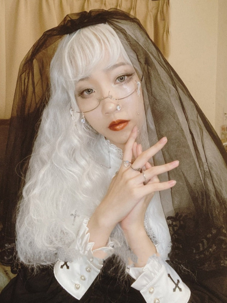 Black Gothic Head Veil