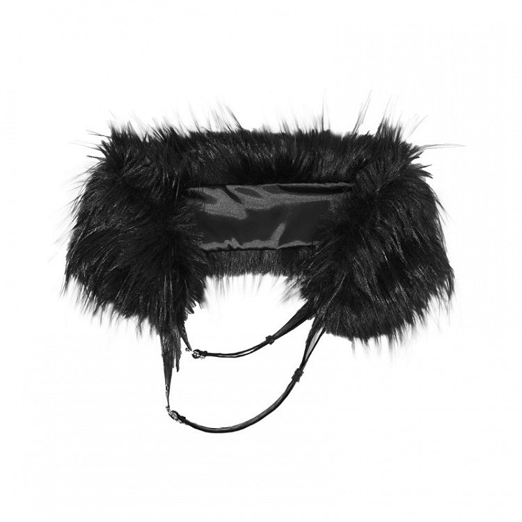 ブラックファンクスファーショール